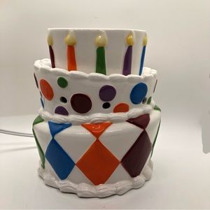 Scentsy Birthday Cake Full Size Wax Warmer Retired